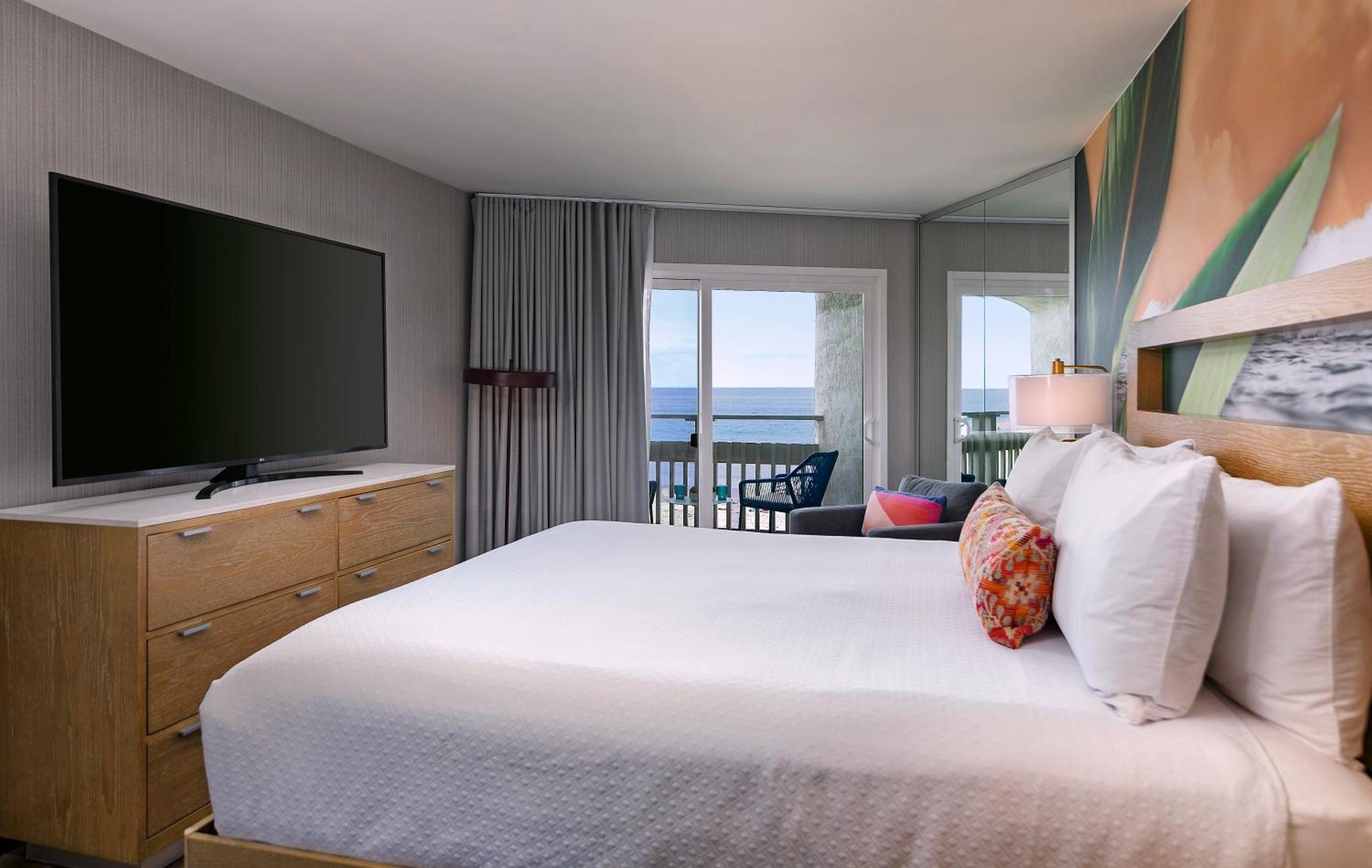 Suite mit Kingsize-Bett mit Meerblick