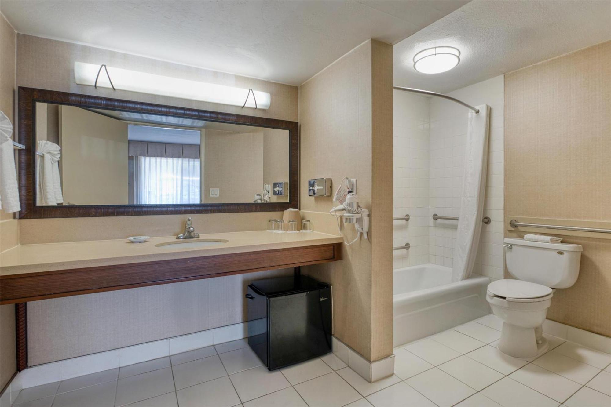 Double Room Two Double Beds Bath Tub Disability Access or Non-Smoking